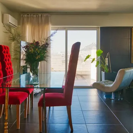 Lux 200m2 Penthouse With Parthenon View By Pool * Athens